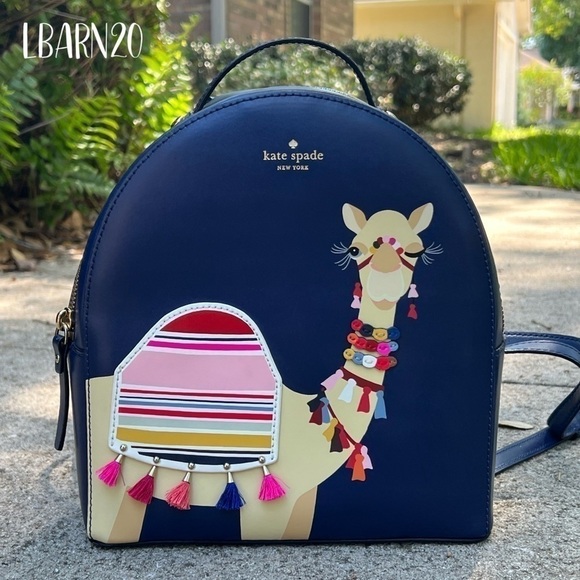 Kate Spade Camel Backpack Spice Thjngs Up Sammi Bag - Picture 1 of 14